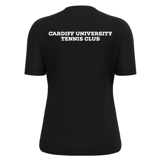 Cardiff University Tennis Club - DRYAD shirt (Black)
