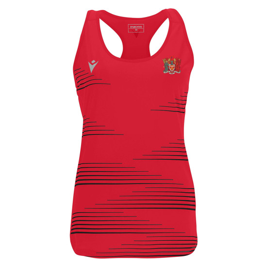 Cardiff University Ladies Rugby - DOLLY vest (Red/Black)