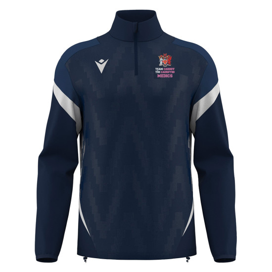 Cardiff University Medic Basketball - HOLLOW quarter zip [Navy]