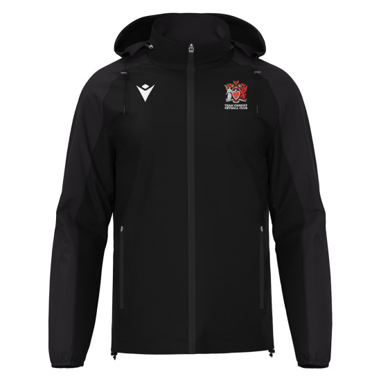 Cardiff University Netball - ELBRUS full zip shower jacket (Black)