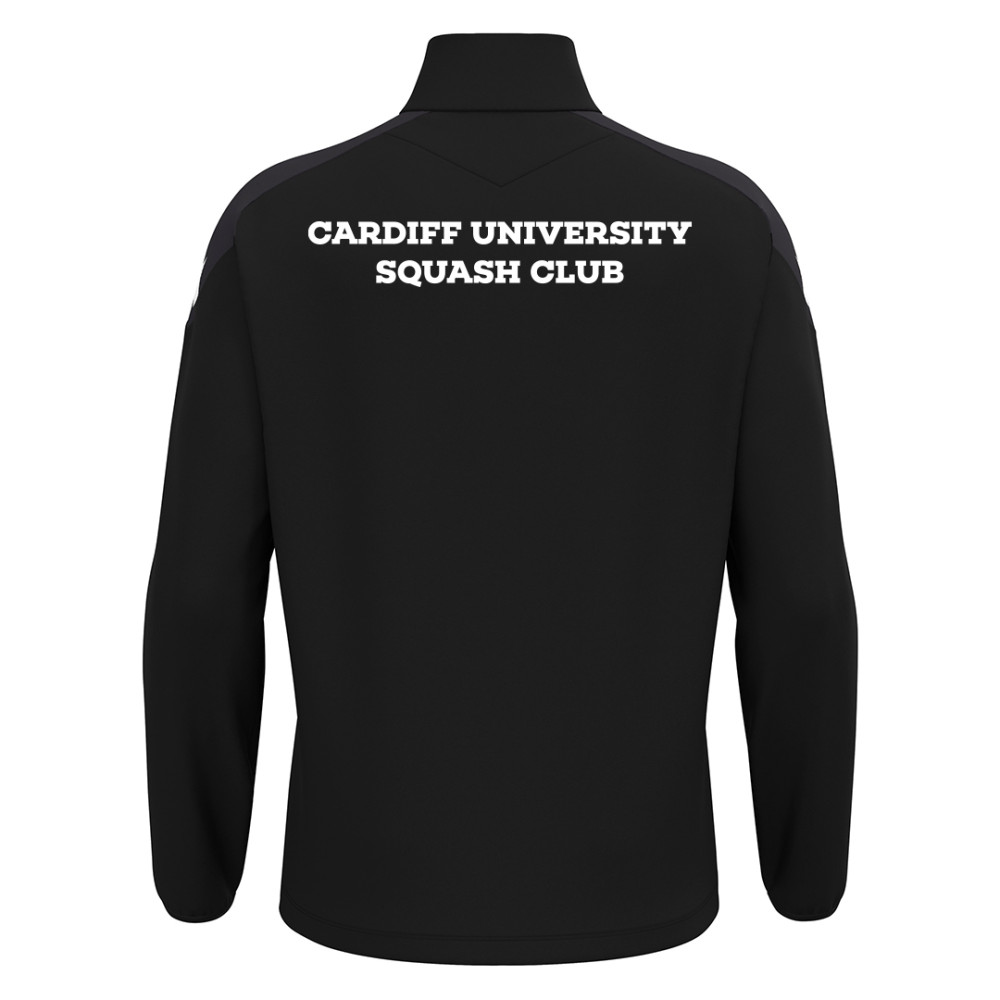 Cardiff University Squash - ANDUIN quarter zip [Black]