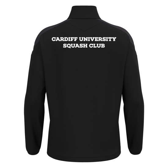 Cardiff University Squash - ANDUIN quarter zip [Black]