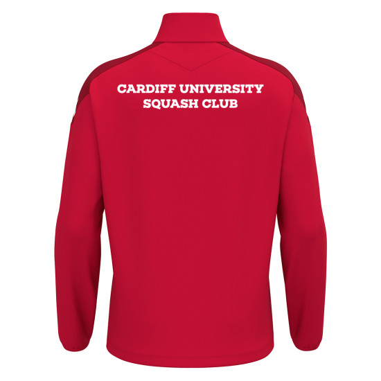 Cardiff University Squash - ANDUIN quarter zip [Red]