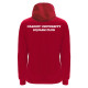 Cardiff University Squash - DRUM full zip hoodie [Red]