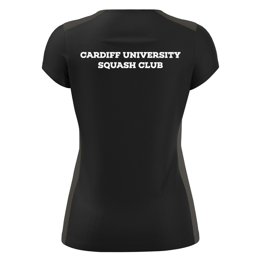 Cardiff University Squash - ZINC shirt [Black]
