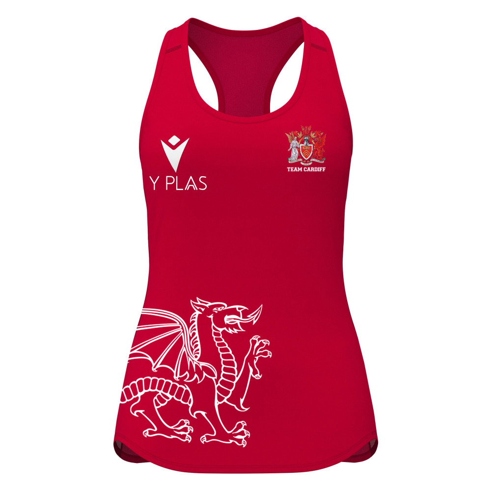 Cardiff University Tennis Team - RELAY DTF vest [Red/White] [CUT OFF DATE 21.10.26]
