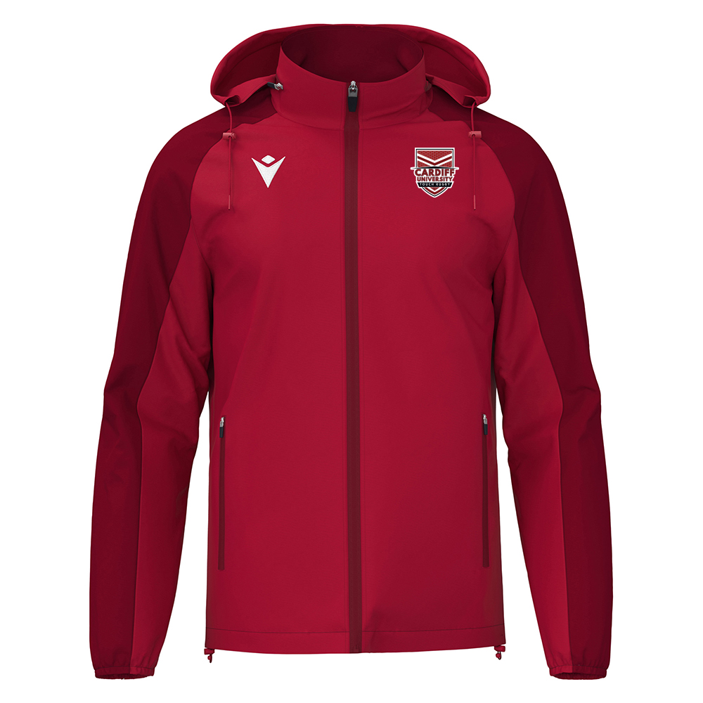 Cardiff University Touch Rugby - ELBRUS shower jacket [Red]