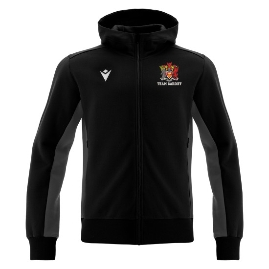 Cardiff University Volleyball - TRUMPET full zip hoodie [Black]