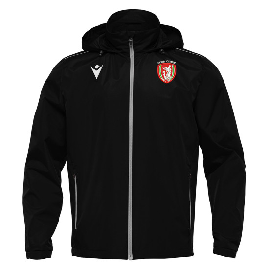 Clwb Cymric - LYNGEN full zip shower jacket (Black)
