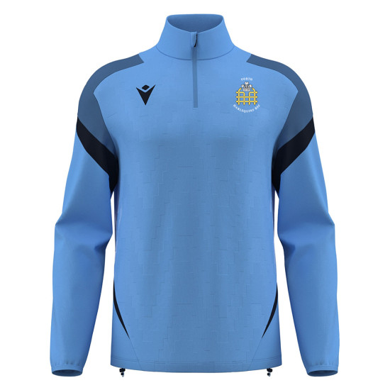 Porth Harlequins RFC - HOLLOW quarter zip [Sky]