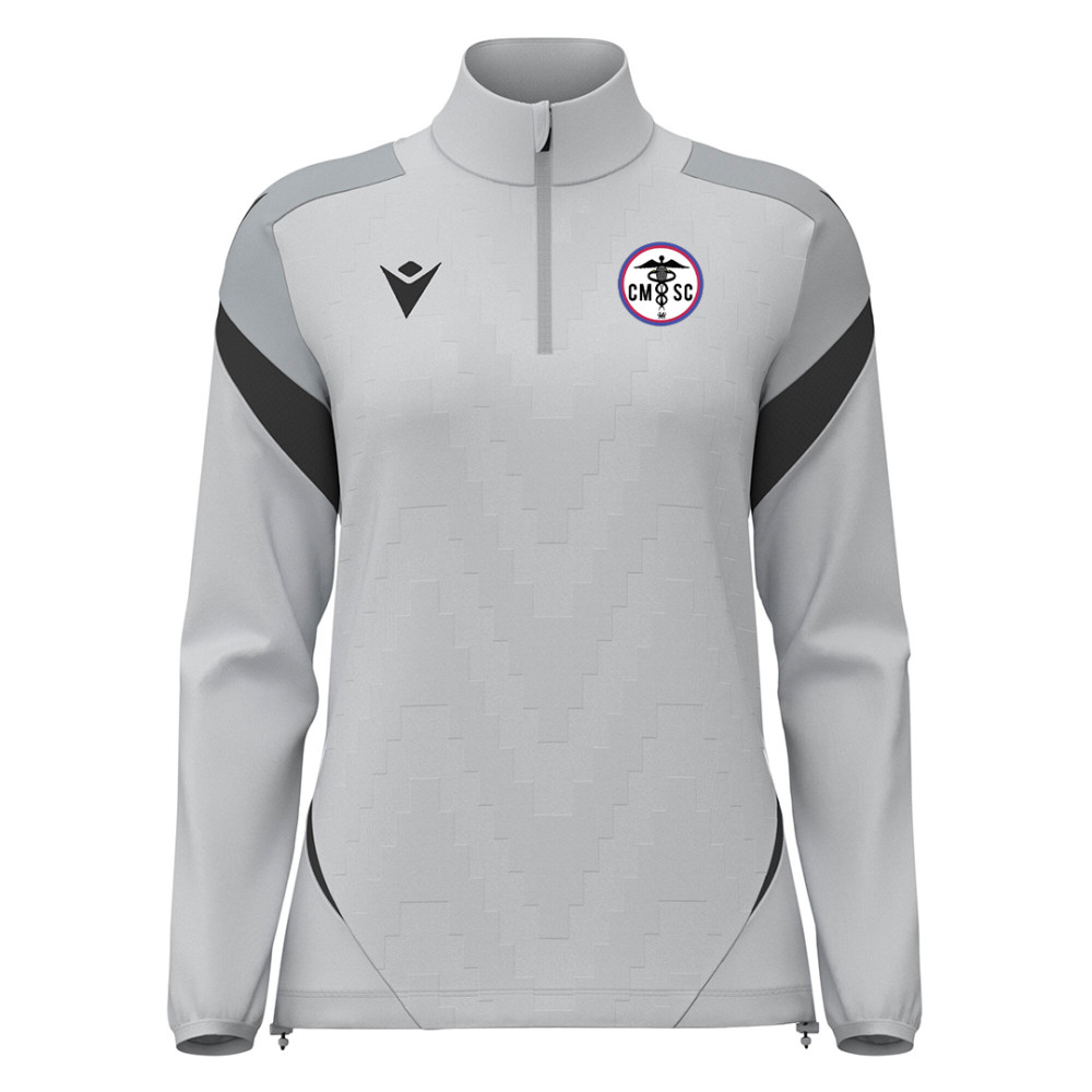 Cardiff University Medic Squash Club - LEONA quarter zip (Grey)