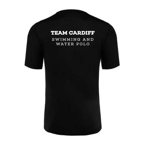 Cardiff University Swimming and Water Polo -  BOOST t-shirt (Black)