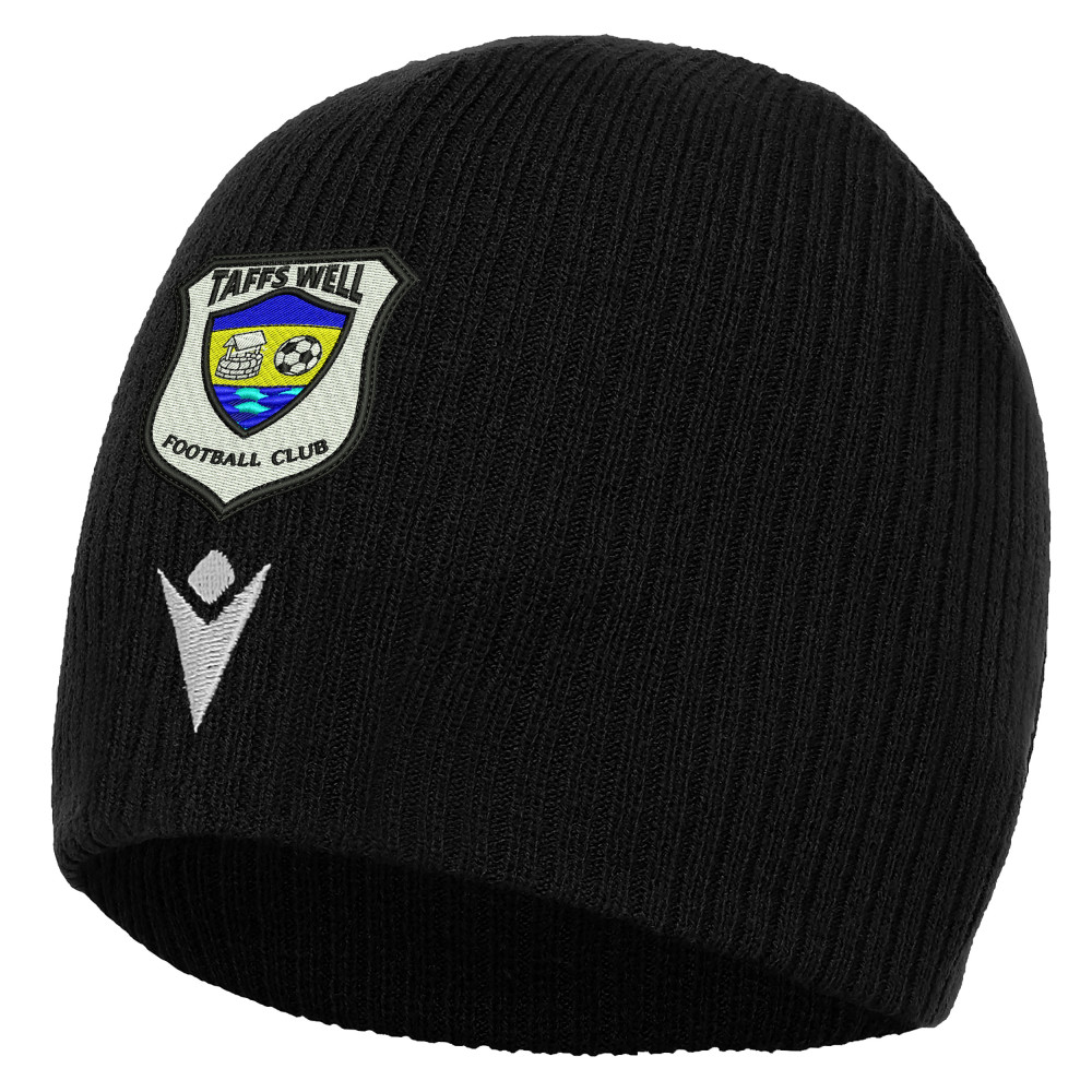 Taffs Well FC - Metel Beanie (Black) Kids