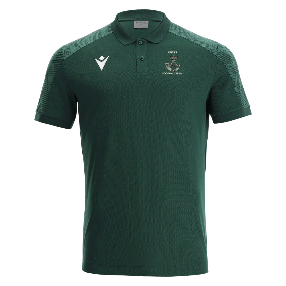 1st Rifle Football Team - ROCK polo (Dark Green)