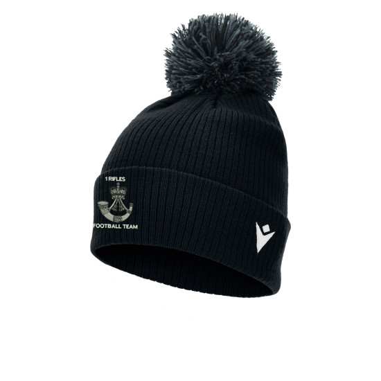 1st Rifle Football Team - SNOW ponpom bonnet (Black)