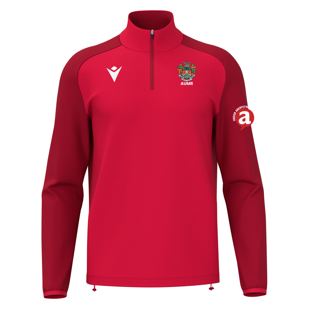 Aber Uni Mens Rugby - ISEN 1/4 zip top (Red)