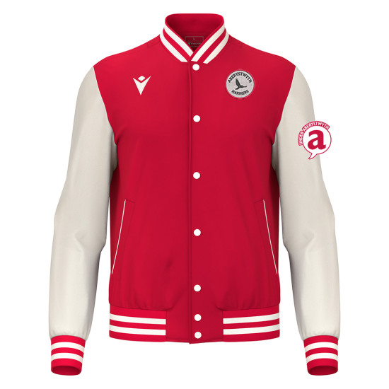 Aber Uni Harriers - FIDDLE varsity jacket (Red)