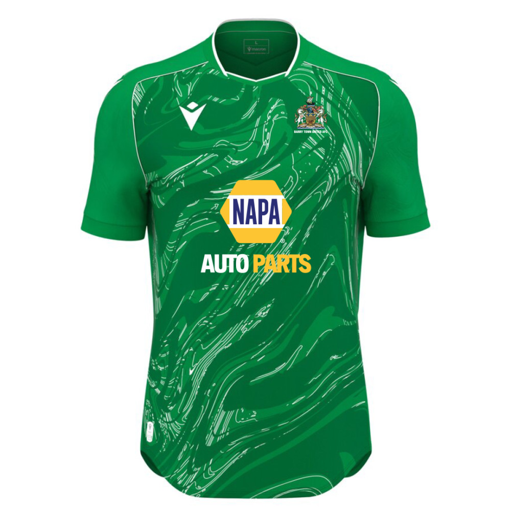 Barry Town United AFC - GOALKEEPER shirt (Green)