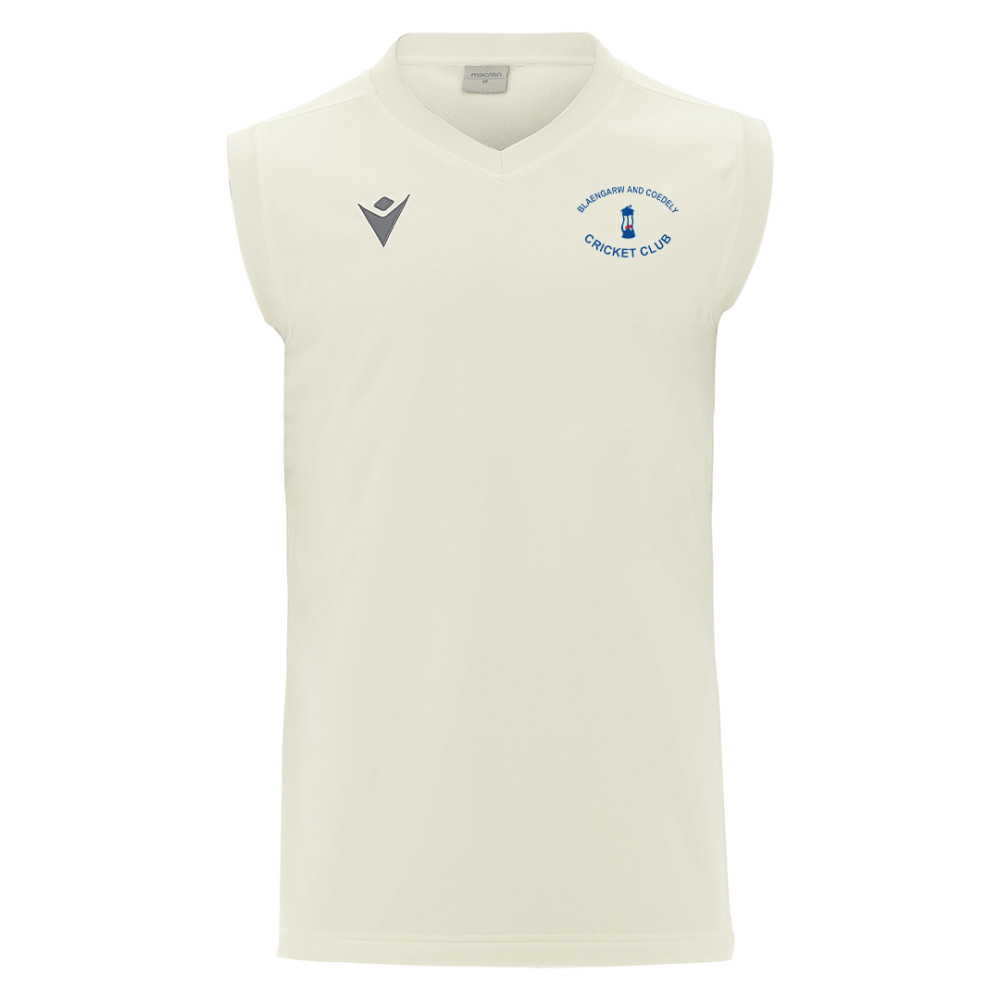 Blaengarw CC - Broad Slipover (Cream)