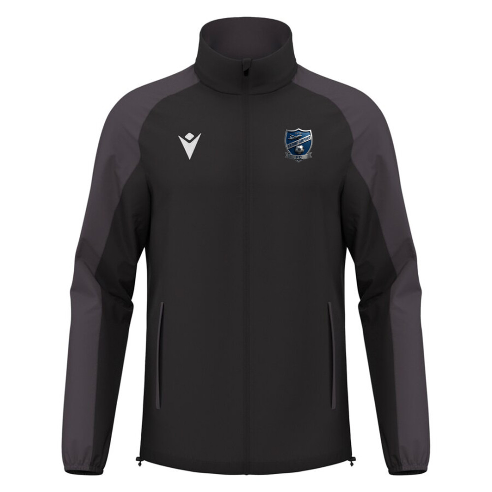 Cardiff Airport FC - CLOUD waterproof jacket (Black)