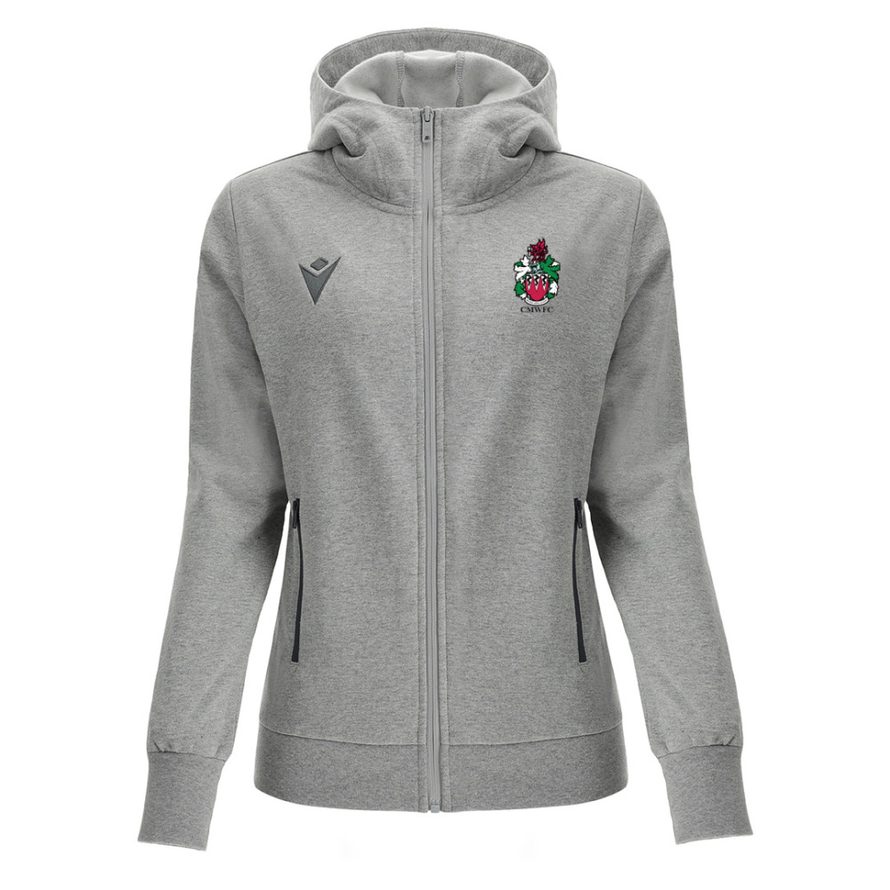 Cardiff University - Medic Ladies Football - Drum full zip hoody (Grey)