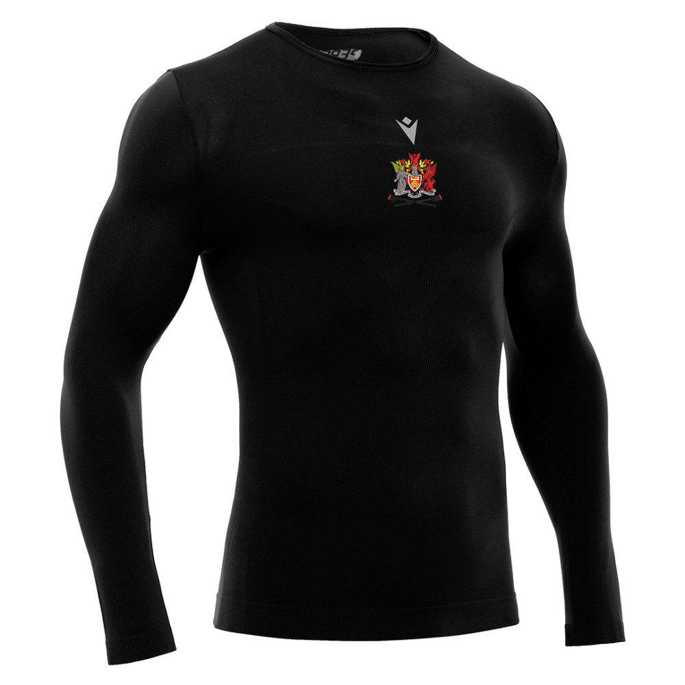 Cardiff University Rowing Club - PERFORMANCE long sleeve top (Black)