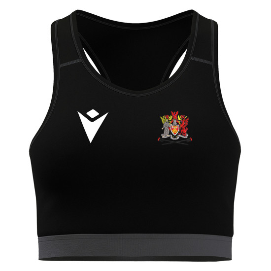 Cardiff University Rowing Club - FIONA bra (Black) Kids