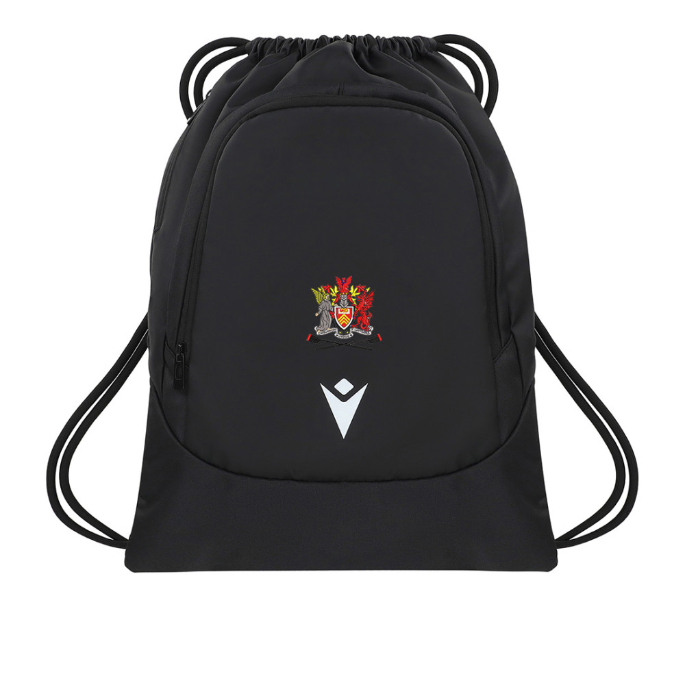 Cardiff University Rowing Club - QUEST ICON gymsack (Black)