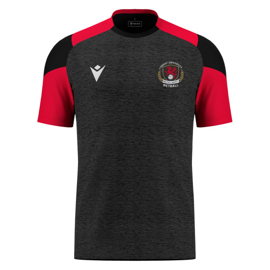 Cardiff University Politics Society Netball - GOLEM (BLACK/RED) Kids