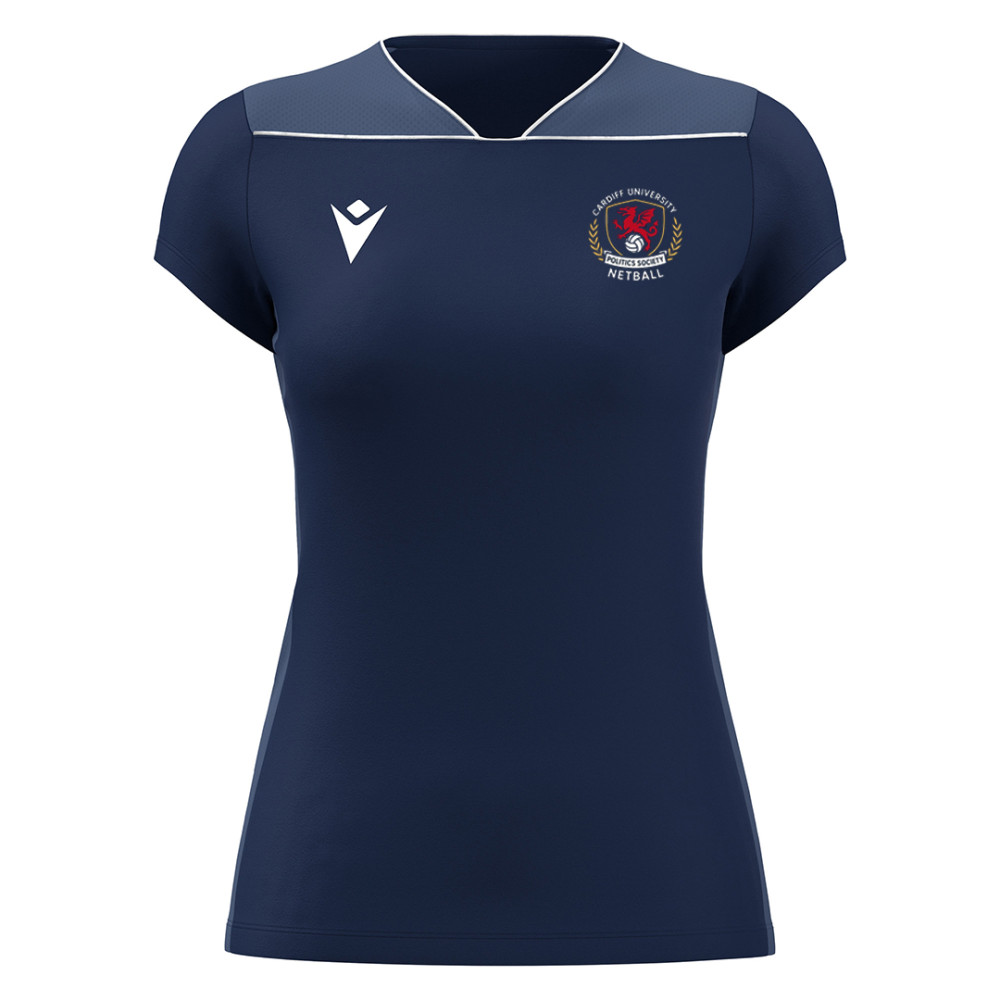 Cardiff University Politics Society Netball - ZINC (NAVY) Kids