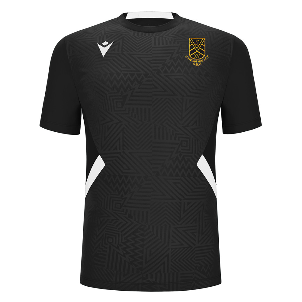 Cynon Valley Schools Rugby - SHEDIR shirt (Black) Kids
