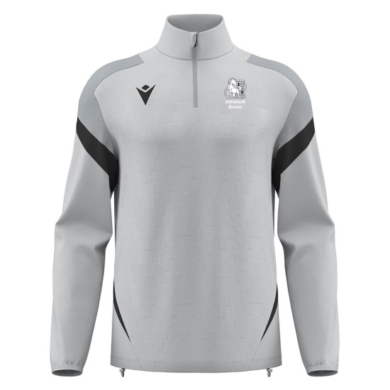 Hirwaun RFC - HOLLOW 1/4 zip top (Grey)