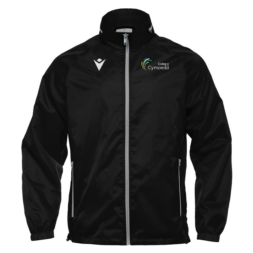 Nantgarw Football - PRAIA full zip windbreaker (Black)