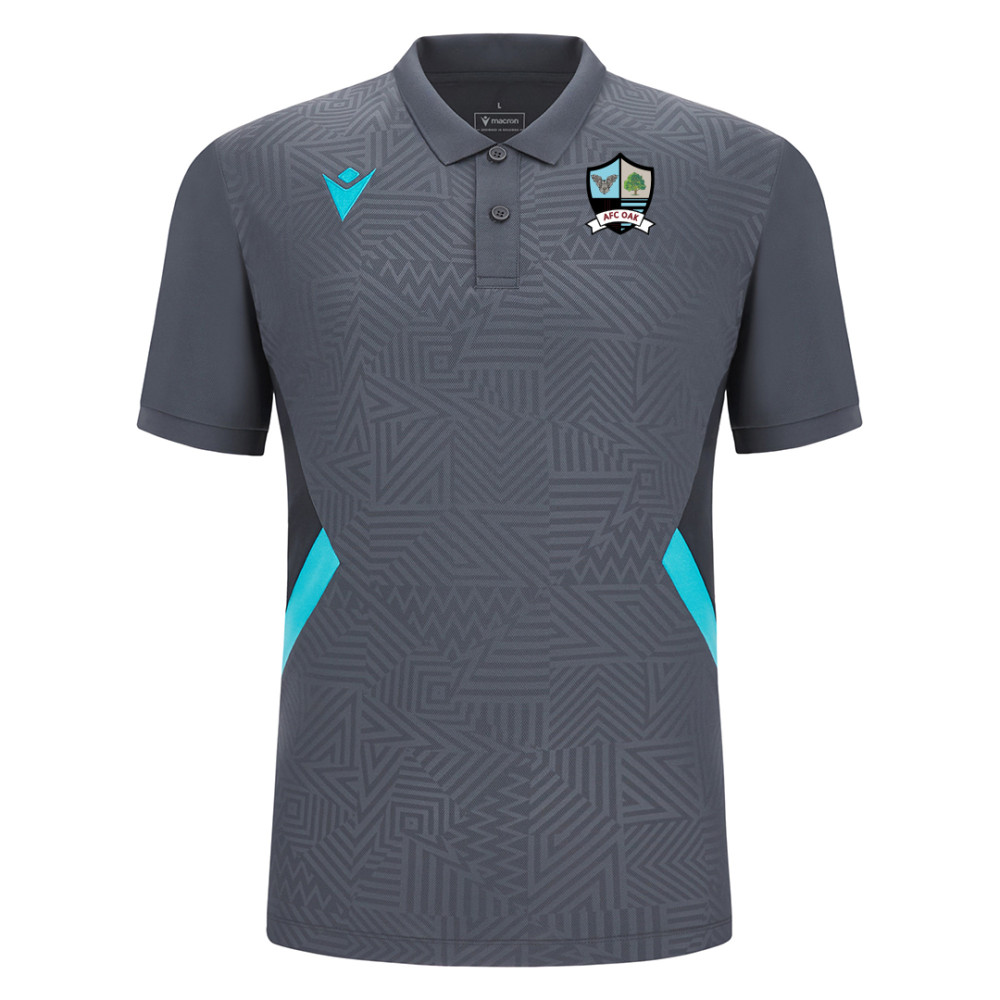 Oak FC - RAP polo shirt (Grey/Sky)