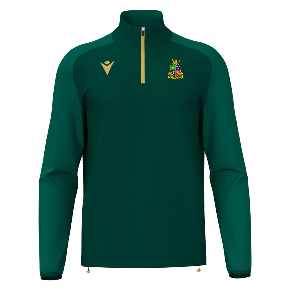 Old Illtydians RFC - ISEN 1/4 zip top (Bottle & Gold) kids