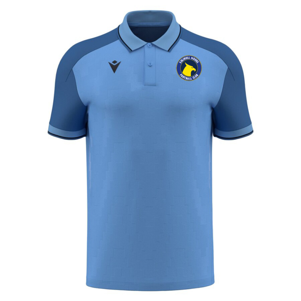 Solihull Moors FC Youth & Juniors - ECHOES polo shirt (Sky)