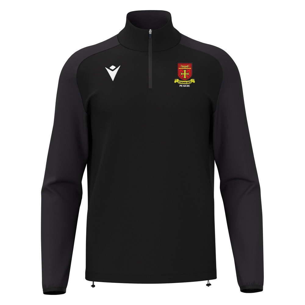 St Richard Gwyn - ISEN 1/4 zip top (Black)
