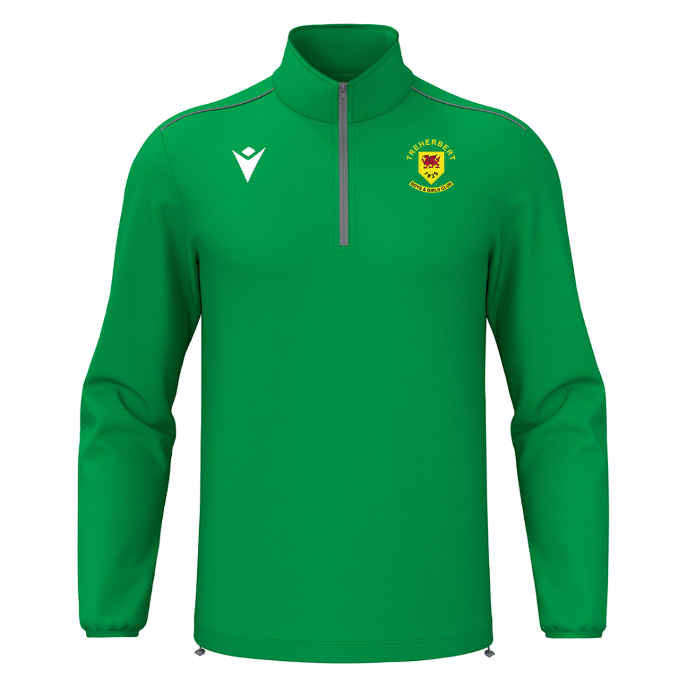 Treherbert BGC - HAVEL 1/4 zip top (Green)