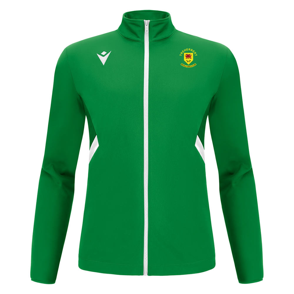 Treherbert BGC - RAIJIN full zip top (Green/White)