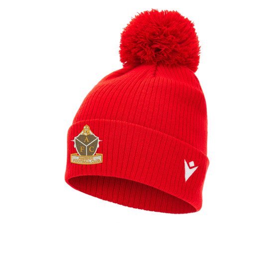 Aberfan AFC - SNOW ponpom bonnet (Red) Aberfan AFC - SNOW ponpom bonnet (Red)