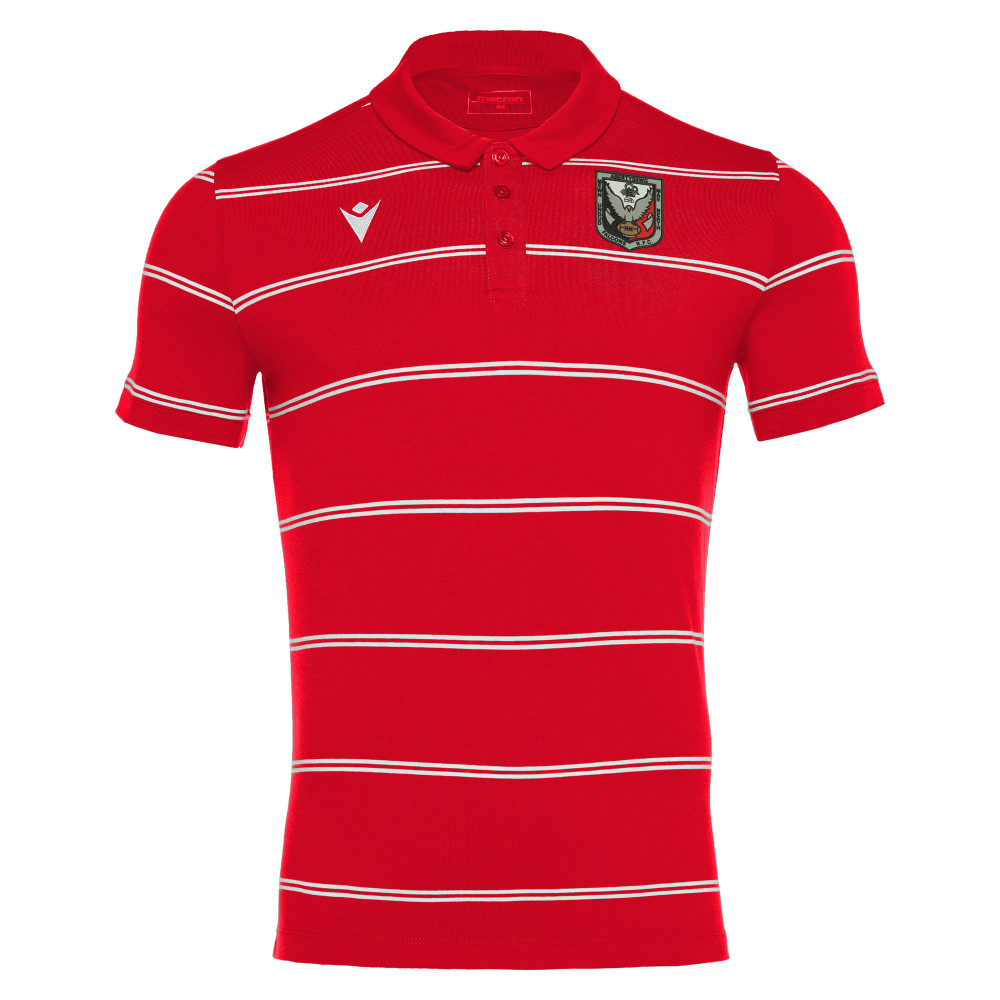 Abertysswg RFC - FLAMENCO polo (Red/White)