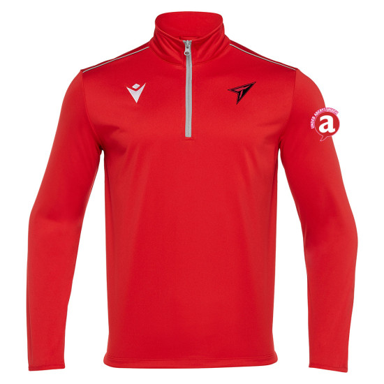 Aber Uni American Football - HAVEL 1/4 zip top (Red) Aber Uni American Football - HAVEL 1/4 zip top (Red)