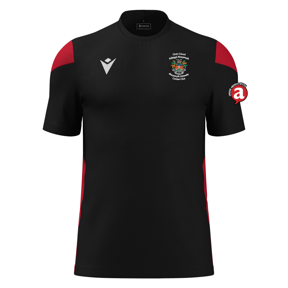 Aber Uni Cricket - POLIS shirt (Black/Red)