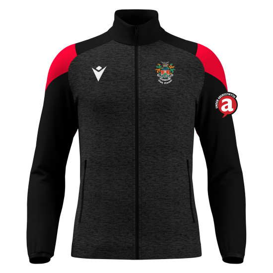 Aber Uni Futsal - VANIR full zip top (Black/Red)
