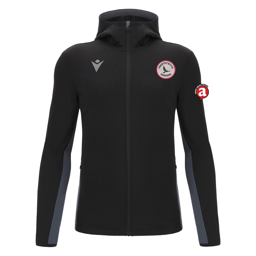 Aber Uni Harriers - SUCCESS 3D full zip hoody (Black) Aber Uni Harriers - SUCCESS 3D full zip hoody (Black)