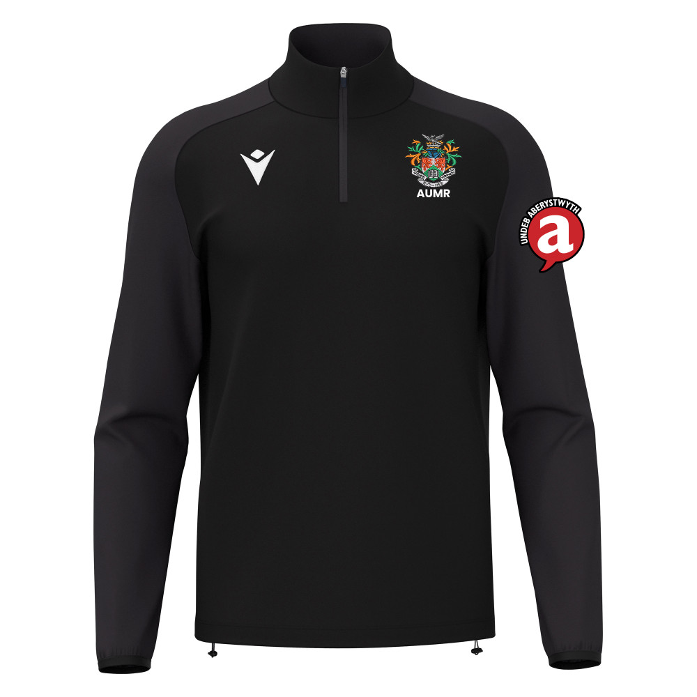 Aber Uni Mens Rugby - ISEN 1/4 zip top (Black)