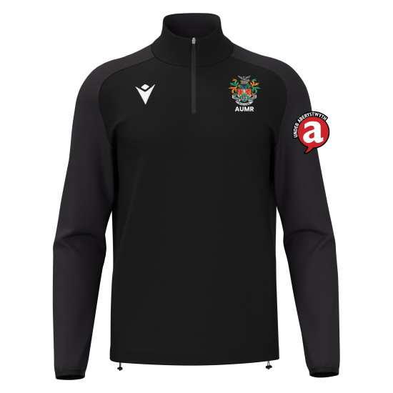 Aber Uni Mens Rugby - ISEN 1/4 zip top (Black)