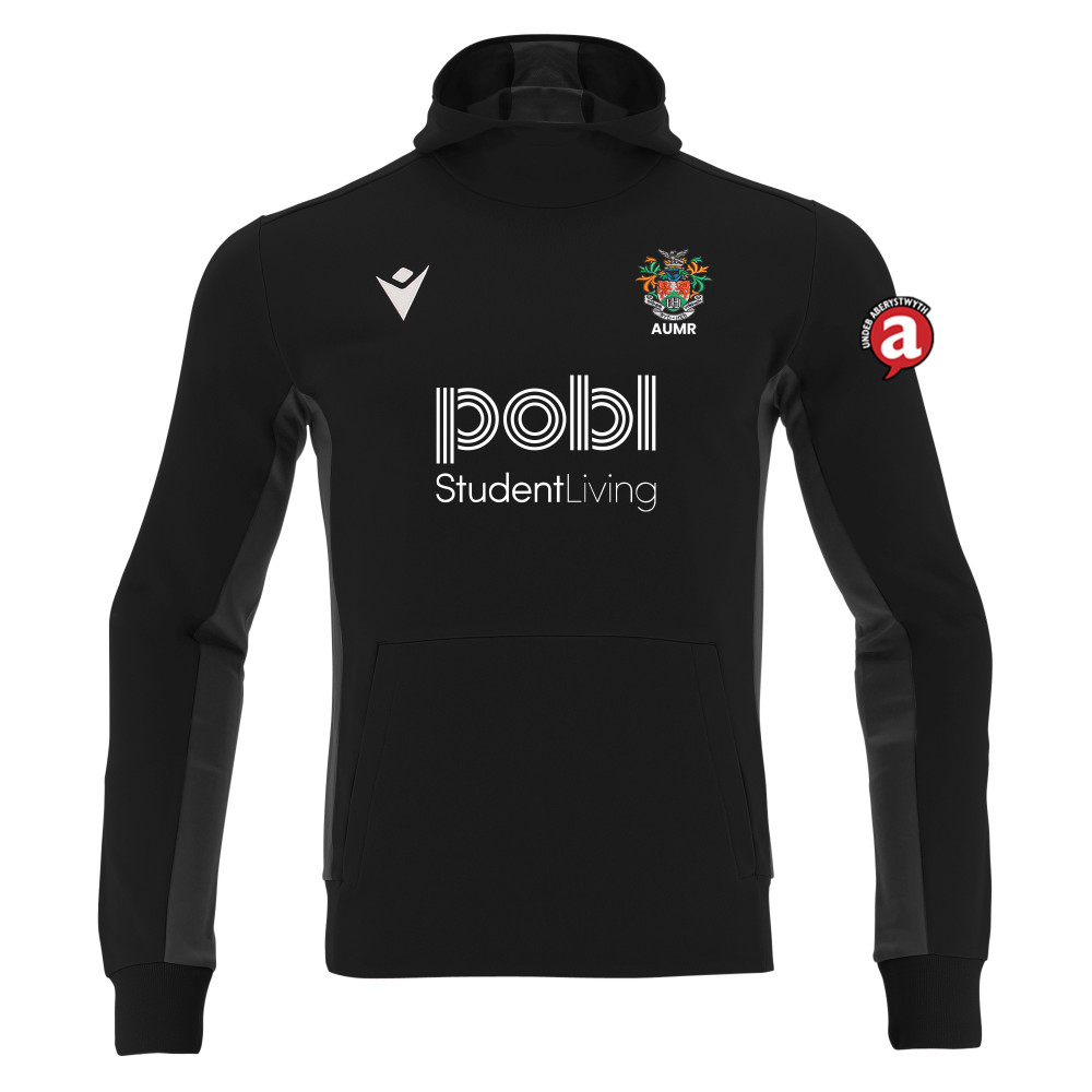 Aber Uni Mens Rugby - ELECTRO hoody (Black)