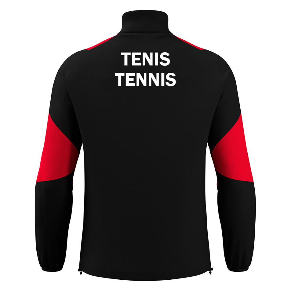 Aber Uni Tennis Club - CUZCO 1/4 zip  (Red & Black)