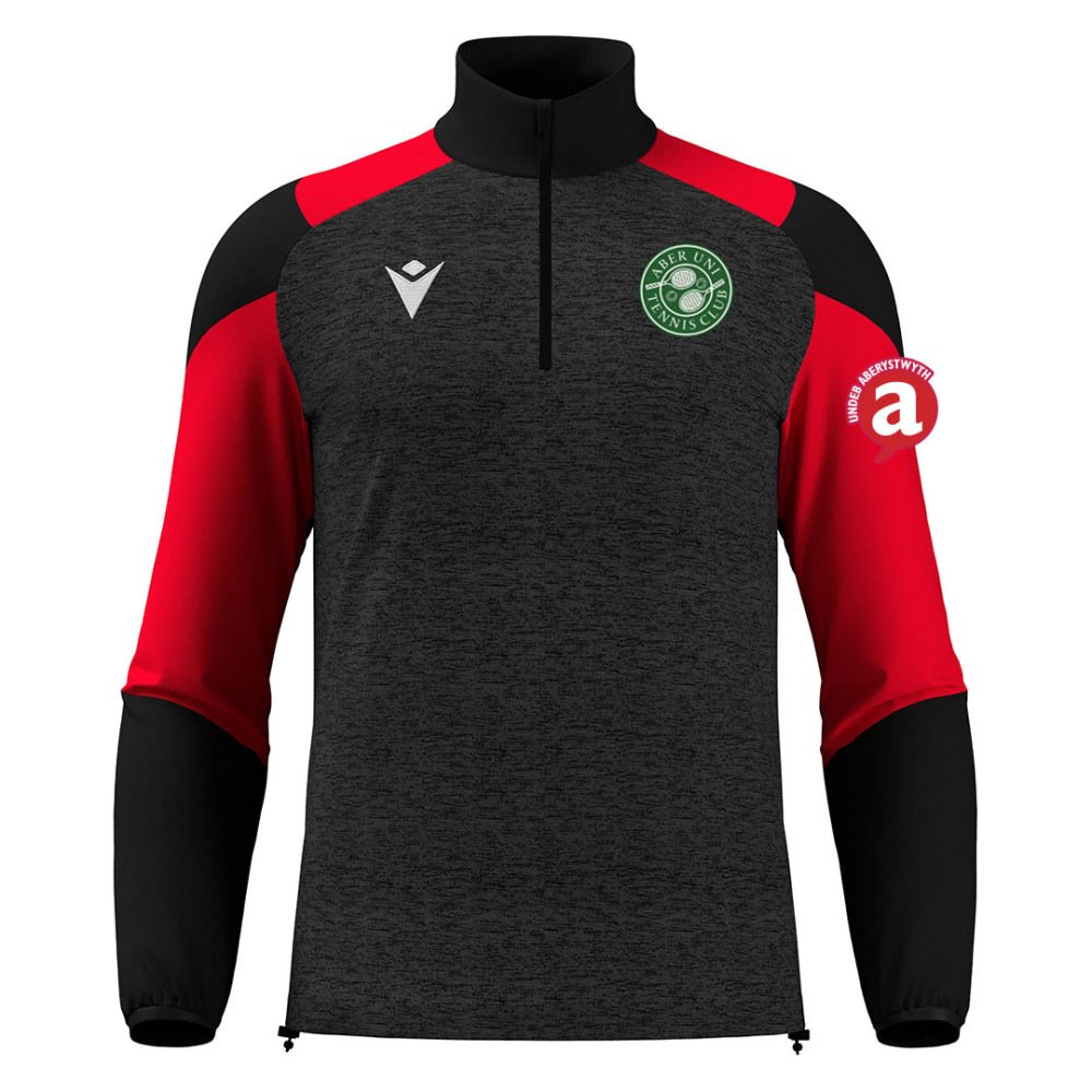 Aber Uni Tennis Club - CUZCO 1/4 zip  (Red & Black)